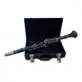 Clarinete G. Pruffer USA Silver Throat em Hard Huber Boquilha Premiere USA