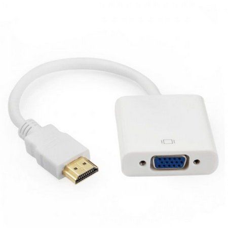 Adaptador Conversor HDMI x VGA Fêmea com Áudio Tomate