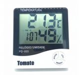 Relógio Termo Higrômetro Temperatura e Umidade PD-003 Tomate