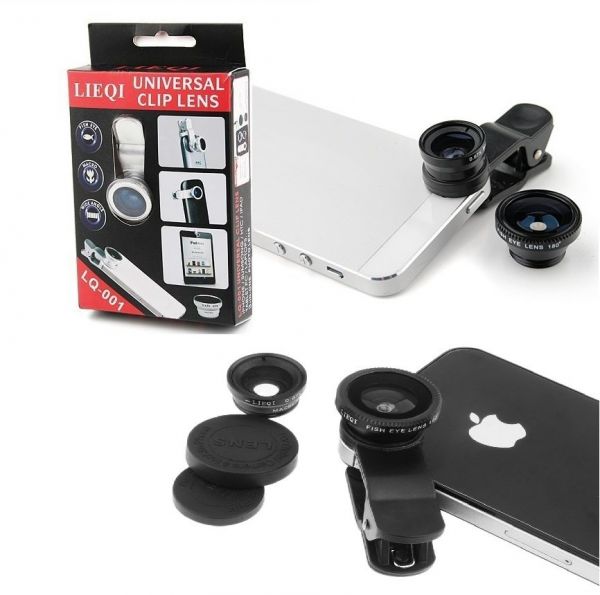 Kit de Lentes Selfie para iPhones e Smartphones