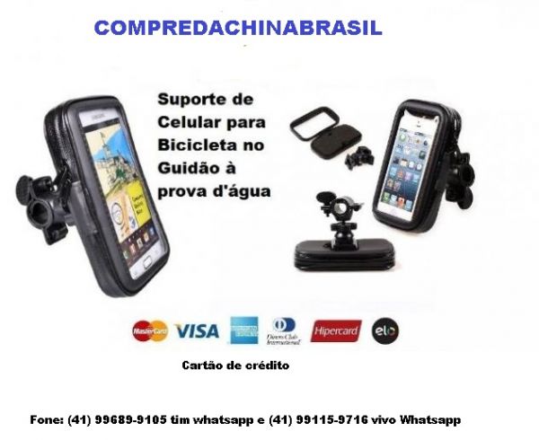 Suporte GPS motocicleta Honda Yamaha bicicleta Celular J5 J7 A7 C3 E7 Moto X iPhone 7 prova d'agua