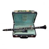 Clarinete Vito Kenosha Wis USA Sib 17 chaves Boquilha Rico Royal B3